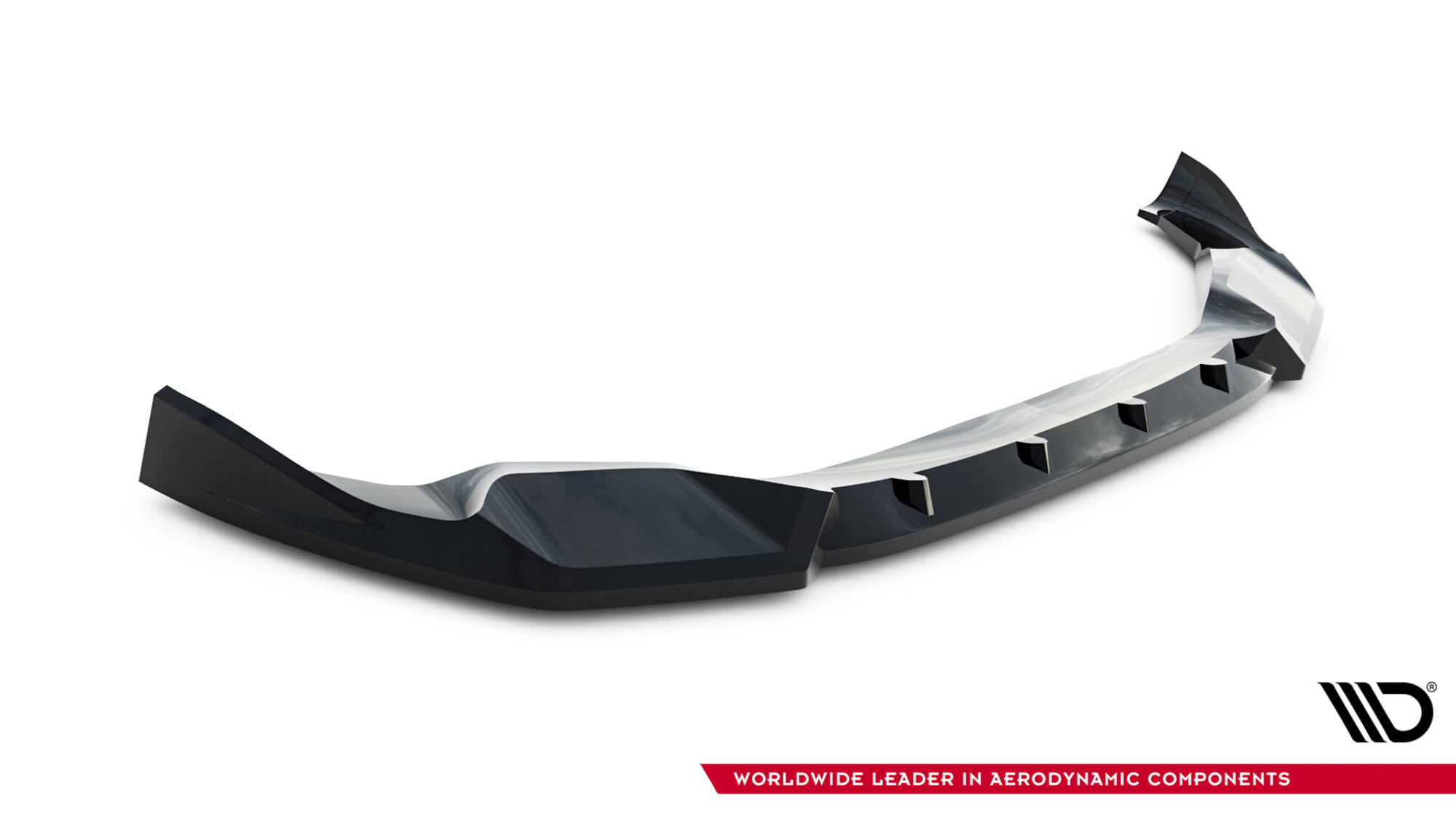 Voorspoiler passend voor BMW X3 M F97 Maxton Glanzend zwart