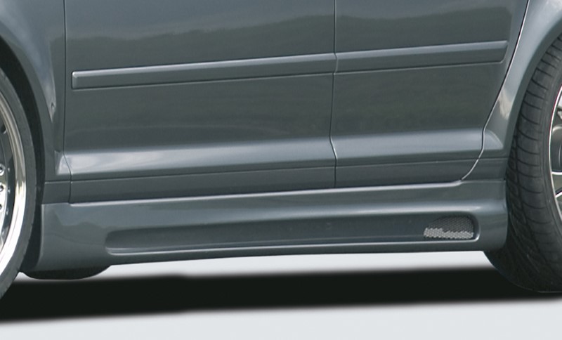 Zijskirts passend voor Audi A3 8P Sportback 3-5 Deurs Rieger met uitsnede