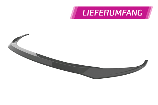 Voorspoiler Opel Insignia B CSR glans Zwart