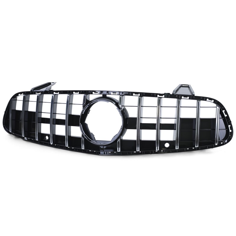 Grill passend voor Mercedes SL R231 Facelift 16-21 GT Design Zwart/Chroom
