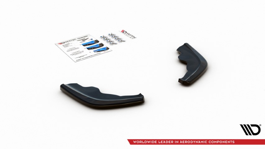 Achter Diffusers zijkanten BMW 1 Serie F40 M-Pack/ M135i Glans Zwart V1