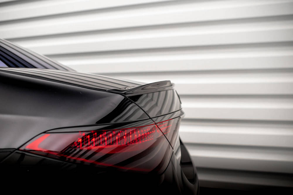 Spoiler passend voor Mercedes S Klasse W223 AMG Pakket Maxton Glans Zwart