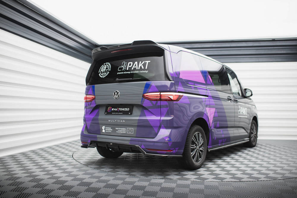 Spoiler passend voor Volkswagen Multivan T7 Maxton Glans Zwart
