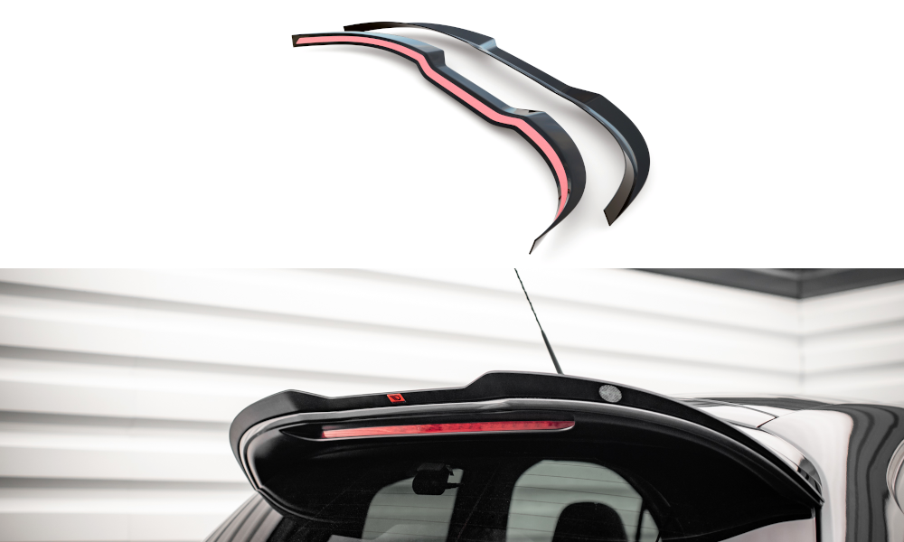 Spoiler Peugeot 208 GTi Maxton Glans Zwart