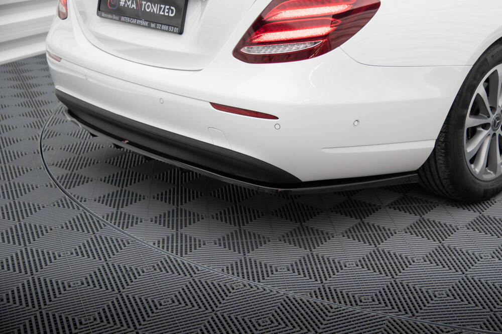Diffuser passend voor Mercedes-Benz E Klasse W213 2016 - 2021 Maxton Glans Zwart