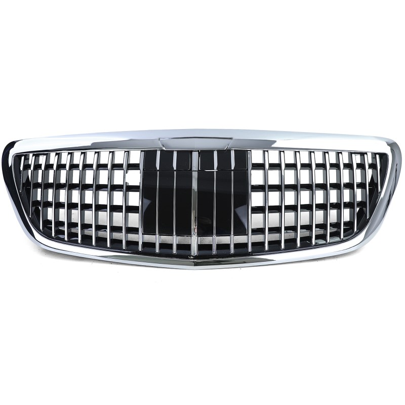 Grill passend voor Mercedes W222 Vertical Design Chroom