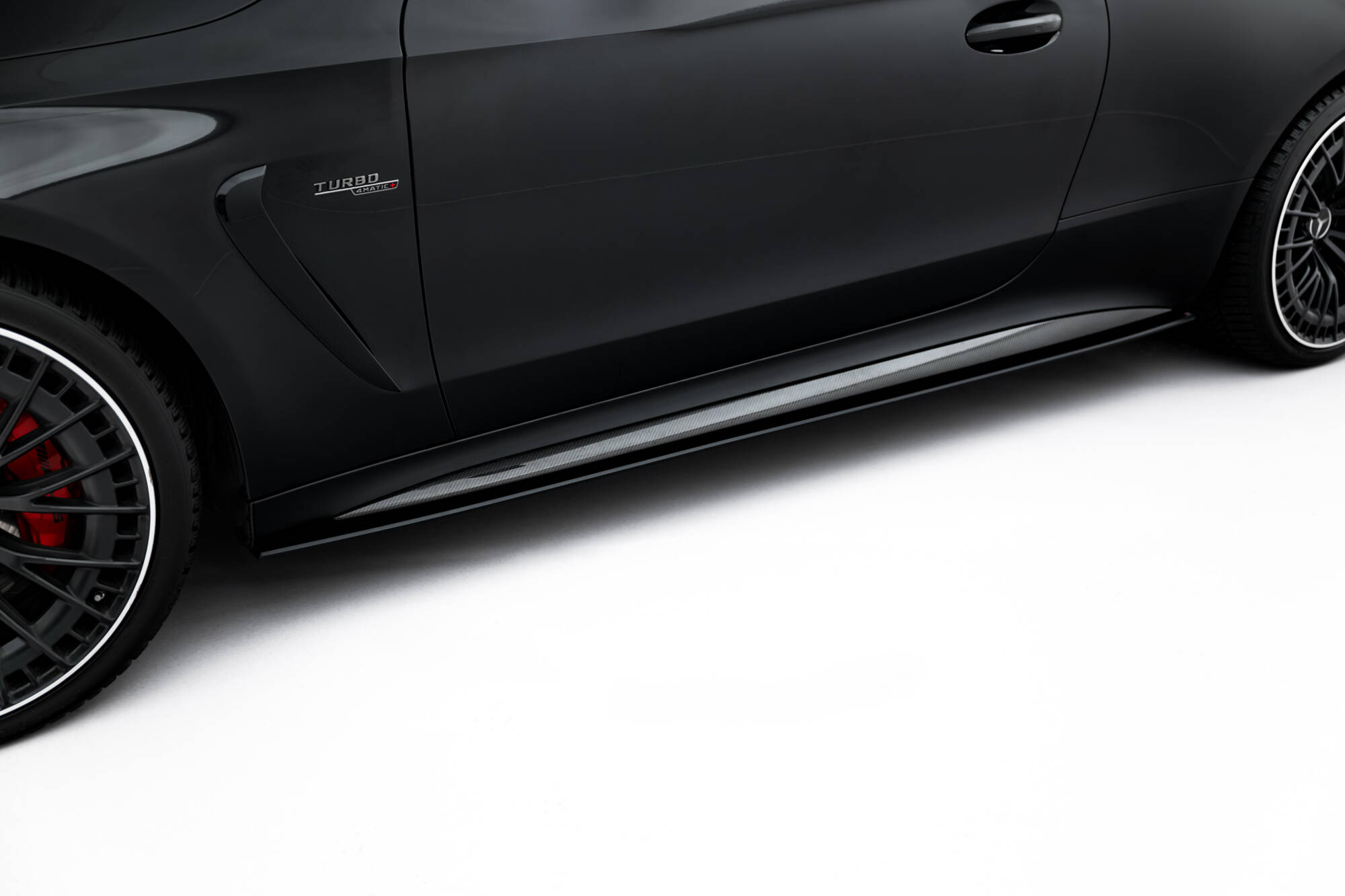 Street Pro Zijskirts passend voor Mercedes-AMG CLE 53 C236 Maxton Glanzend zwart