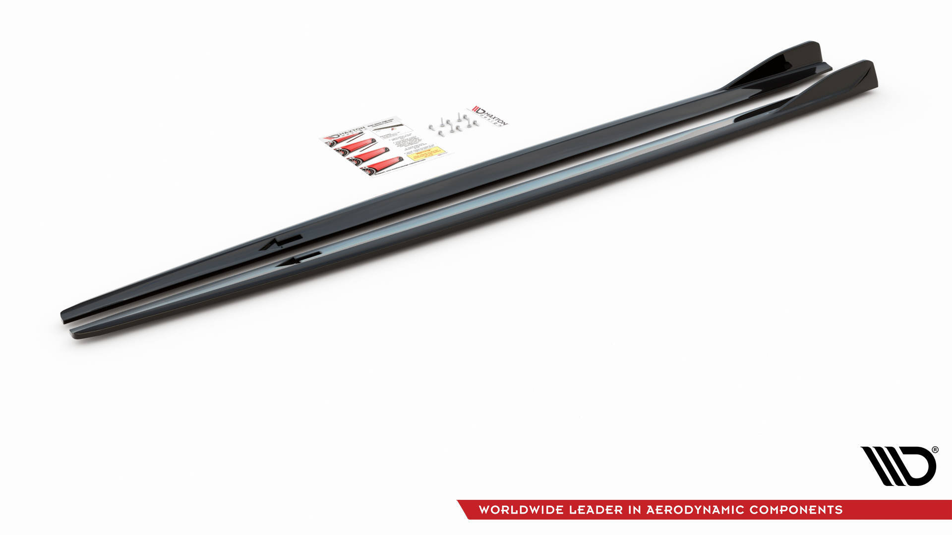 Bodykit passend voor BMW 2-serie M-pack Gran Coupe F44 Maxton Glanzend zwart