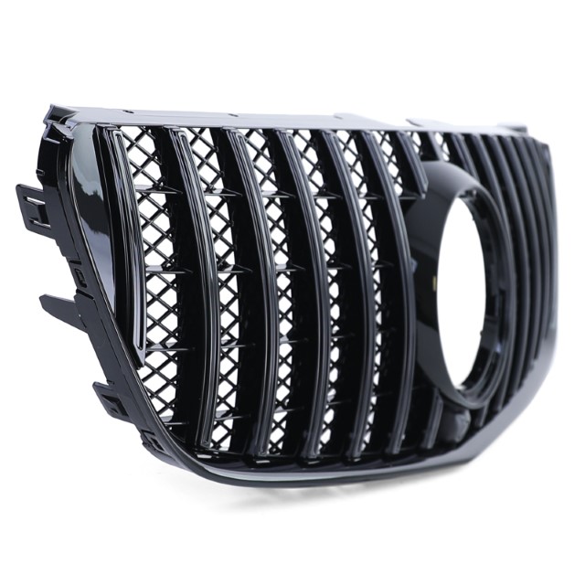 Grill passend voor Mercedes V-Class W447 (14-19) GT Look Zwart Camera
