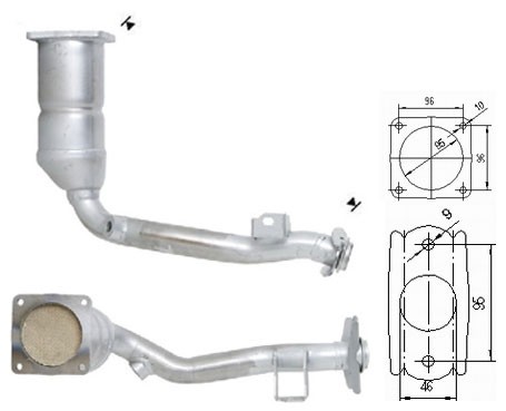 Citroen C3 1.4i 1360 cc 54 Kw / 73 cv TU3JP (KFV) Magnaflow CAT