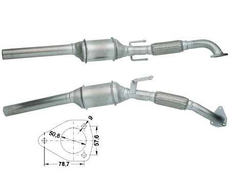 VW GOLF IV 1.9TDi 1896 cc 81 Kw / 110 cv AHF Magnaflow CAT Bouwj