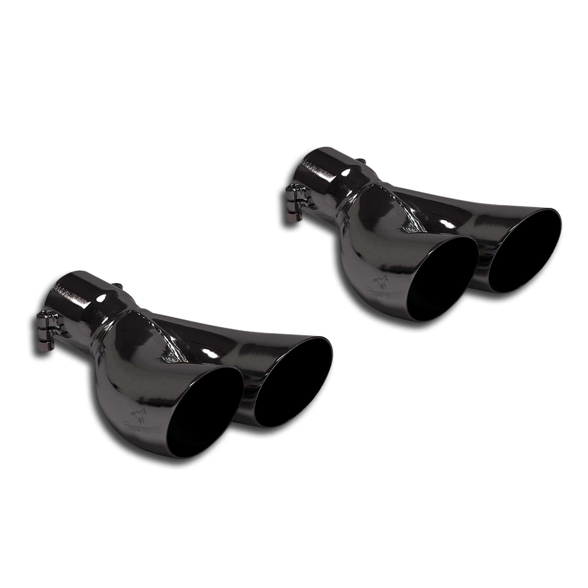 500 ABARTH 1.4T Multiair "Mod. USA" (160 Hp) 2011 Endpipe kit Right OO60 - Left OO60 BLACK