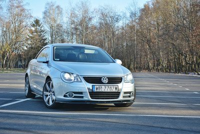 Voor Splitter V.1 VW EOS  Glans Zwart