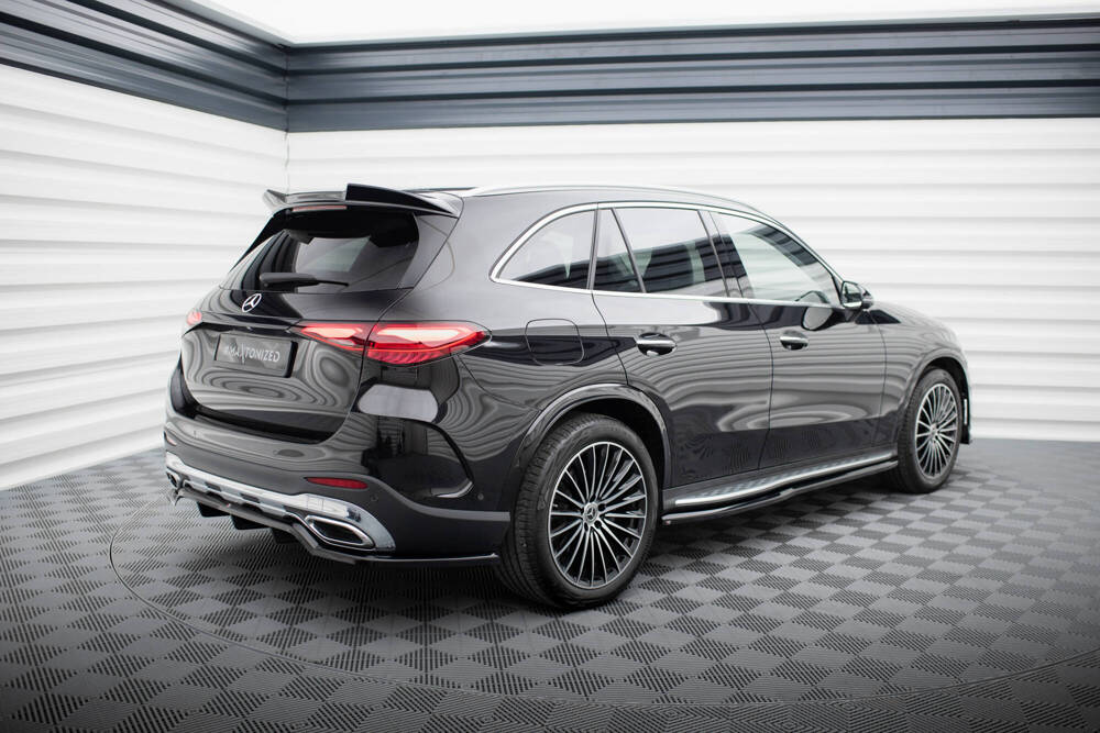 Spoiler passend voor Mercedes GLC AMG Pakket X254 Maxton Glans Zwart
