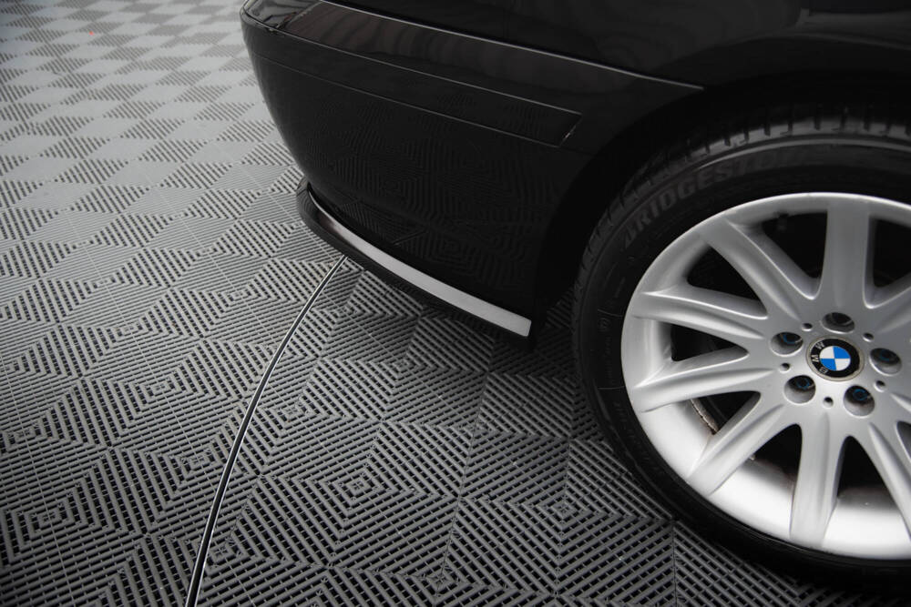 Diffuser passend voor BMW 7 Serie E65 Maxton Glans Zwart