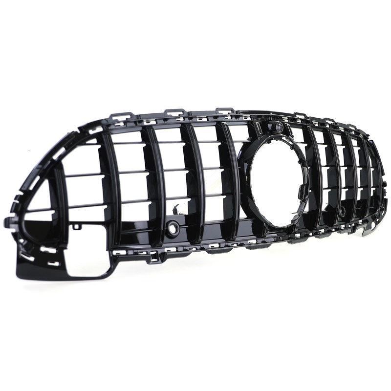 Grill passend voor Mercedes C-Class W206 (21-..) GT Look Zwart