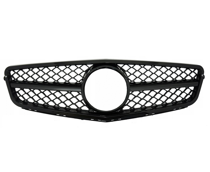 Grill passend voor Mercedes W204 AMG look zwart