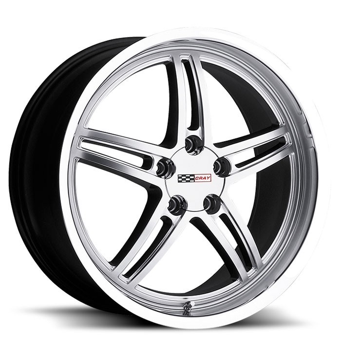 Velgen Cray Scorpion 18x10,5 5x120,65 ET65 Zilver + Machined Ran