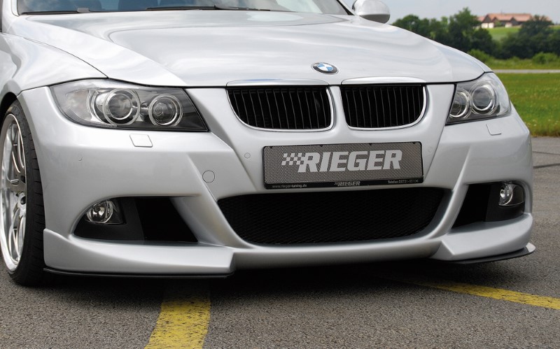 Voorbumper passend voor BMW E90 met ABE met uitsparing voor sproei-installati