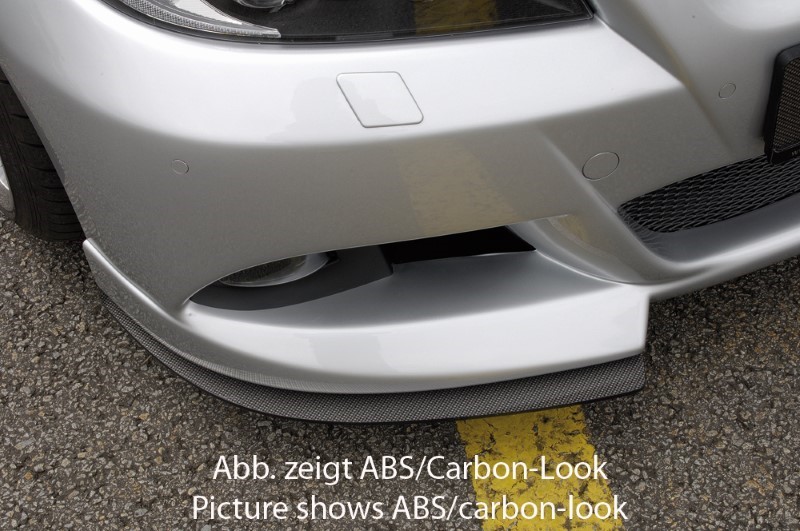Spoilerzwaard voor Voorbumper passend voor BMW E90 met ABE Rieger