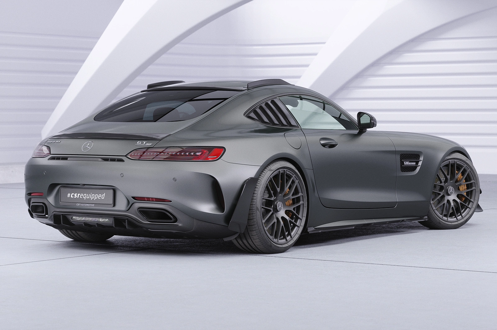 Achterspoiler Mercedes-Benz AMG GT (190) Glans Zwart - CSR Design