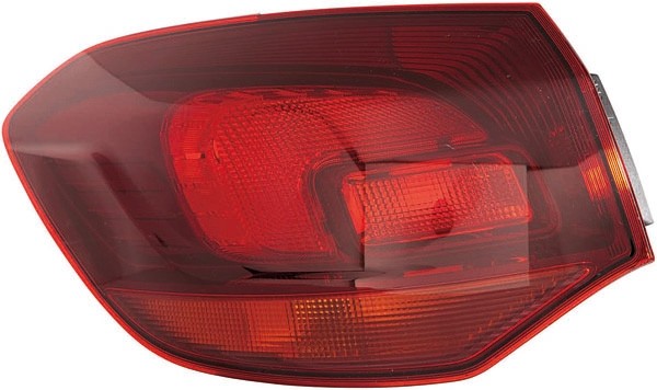Achterlicht buitenzijde rechts ASTRA 09->> DONKER GETINT