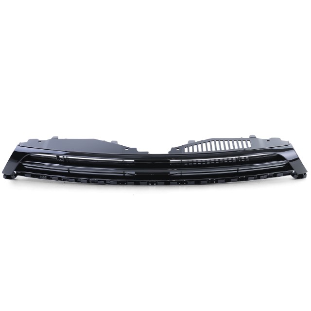 Grill passend voor Volkswagen Scirocco 08-14 R Look Glans Zwart