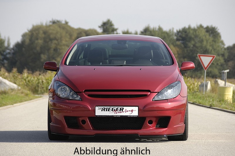 Voorbumper met geïntegreerde zonder embleem met intakes Peugeot