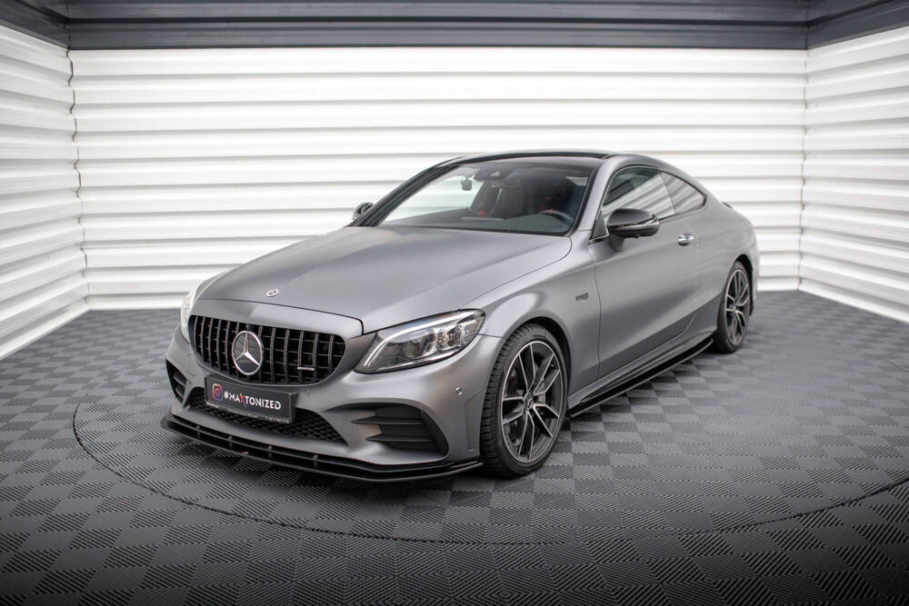 Zijskirts passend voor Mercedes C43 W205 Coupe FL Maxton