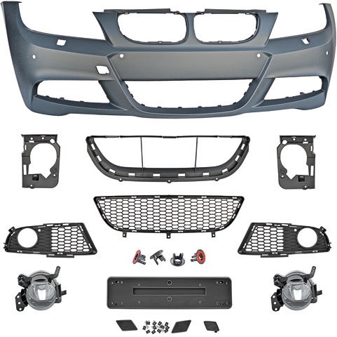 Voorbumper passend voor BMW E90 08-11 M-Look PDC