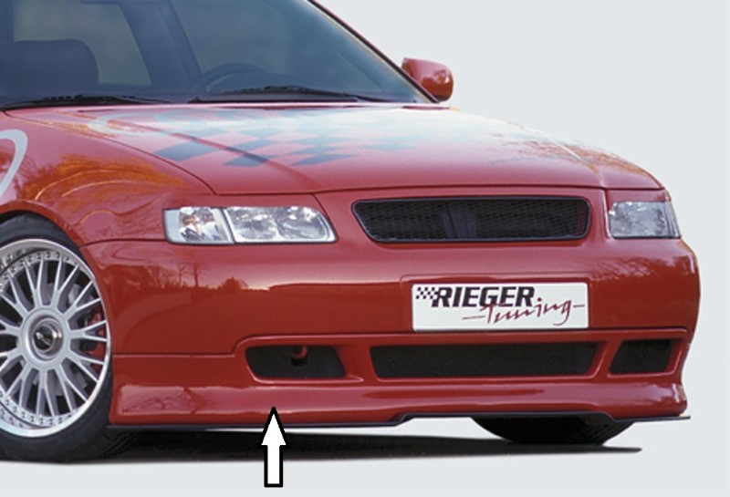 Voorspoiler Audi A3 8L model 99 Vlakke Versie ABS Rieger