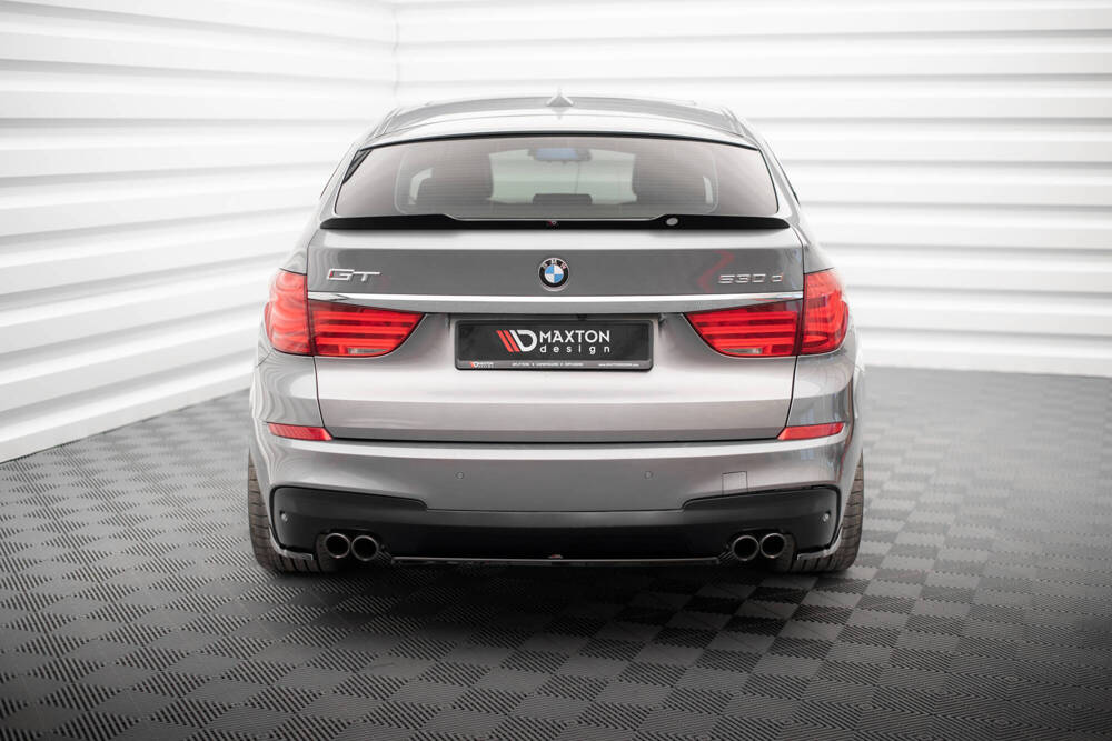 Spoiler passend voor BMW 5 GT M Pakket F07 Maxton Glans Zwart