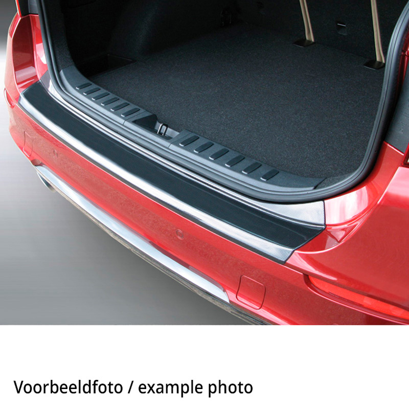 ABS Achterbumper beschermlijst  Renault Grand Scenic 5 deurs 2009-2016 (voor gespoten bumpers) Carbon Look