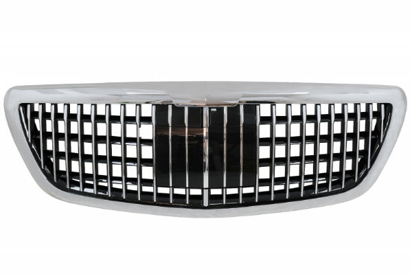 Grill passend voor Mercedes W222 Vertical Design Chroom