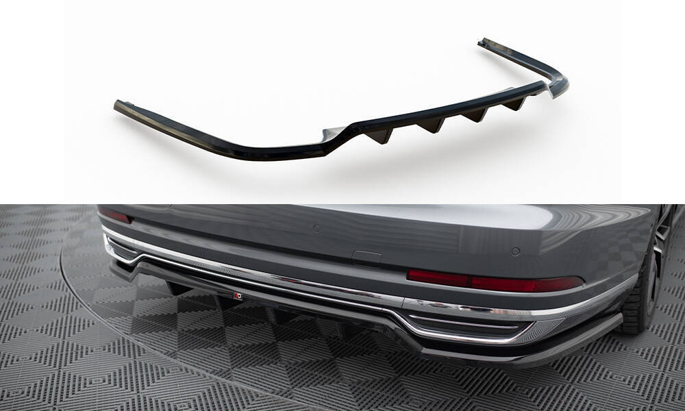 Diffuser passend voor Audi A8 D5 Maxton Glans Zwart