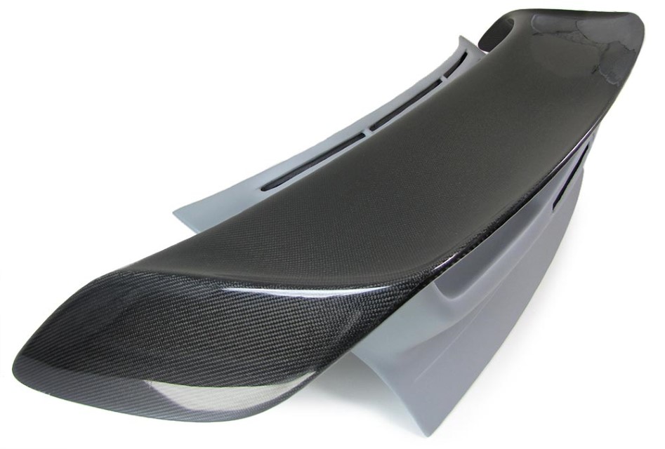 Achterspoiler Porsche 911/996 Carbon / Polyester Motorkap