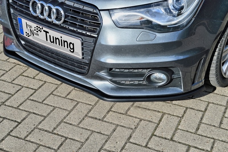 Cup Front spoiler for Audi A1 8X + Sportback Bj. 2010-2014 Glans Zwart