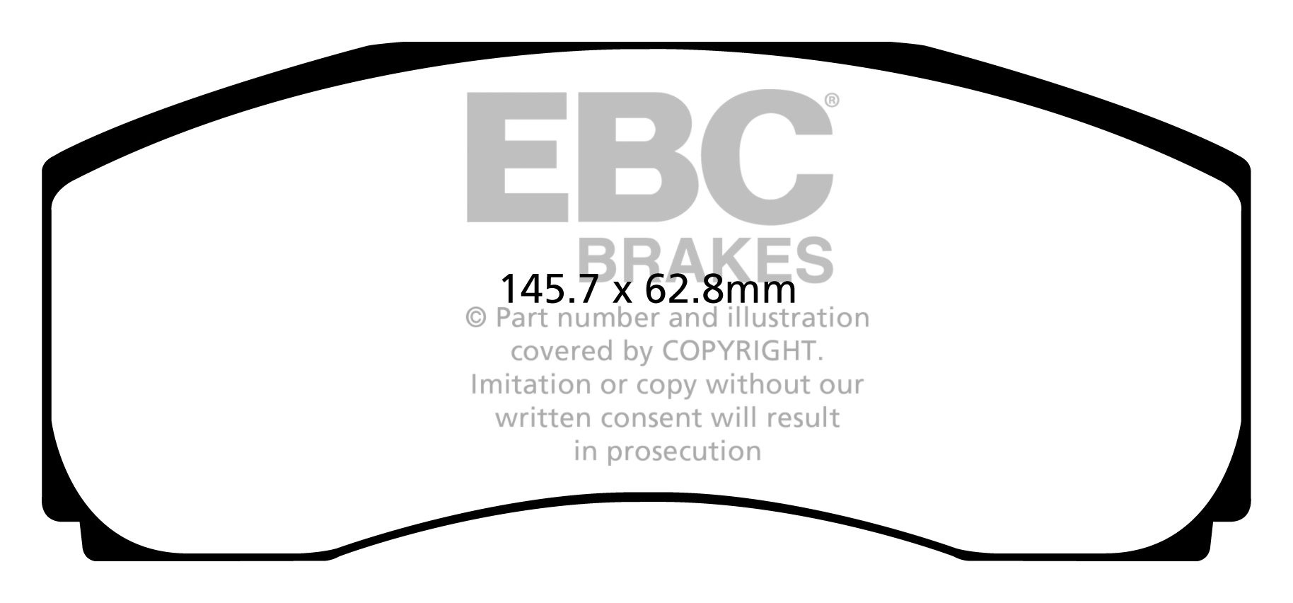 EBC Brakes BMW 520 2.0 TD (F11) 2010-.. Remblokken achterzijde