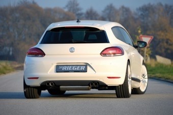 Diffuser passend voor Volkswagen Scirocco Rieger