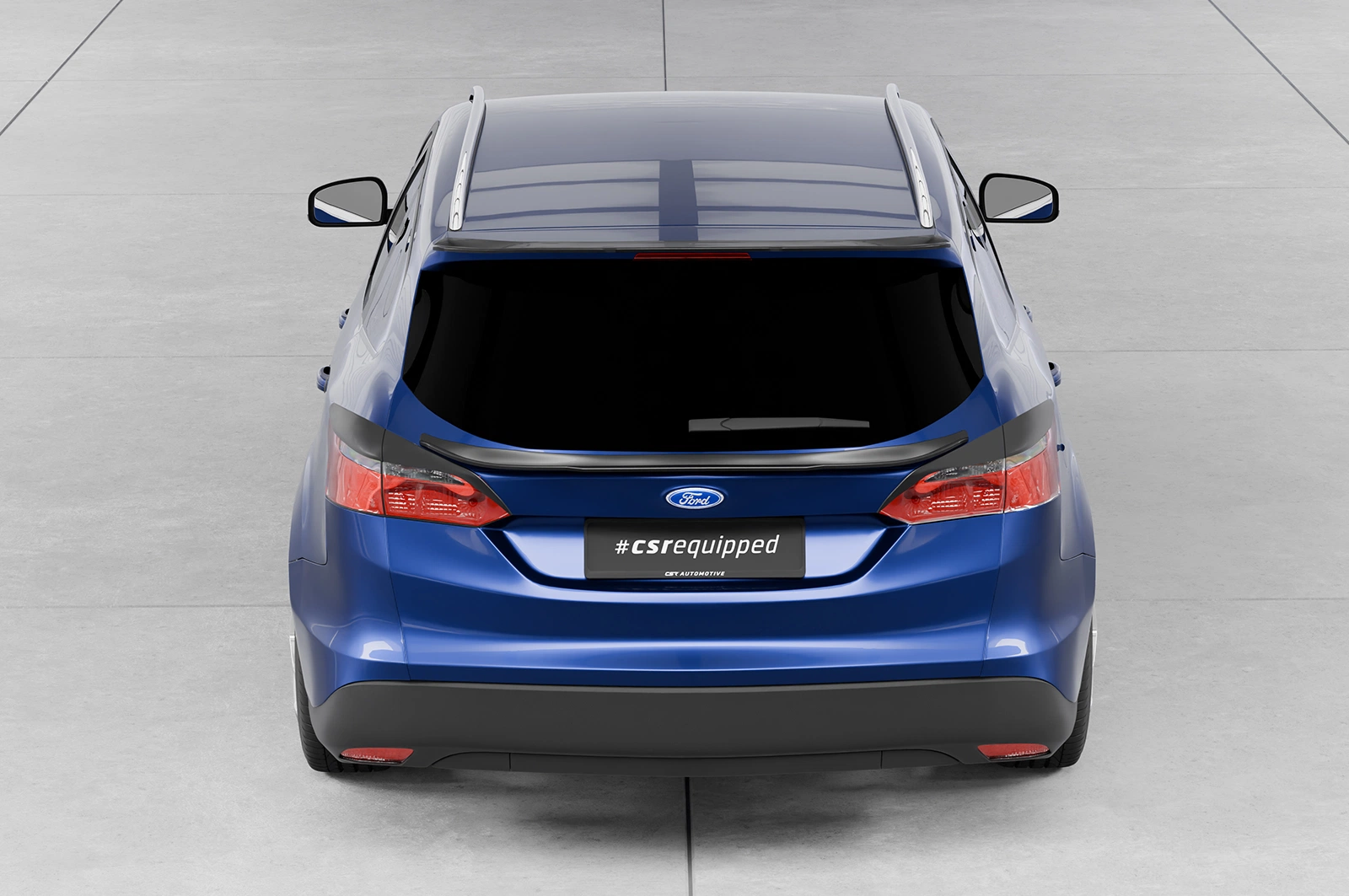 Achterspoiler Ford Focus MK3 Turnier 2011–2018 – CSR Automotive – Glans Zwart