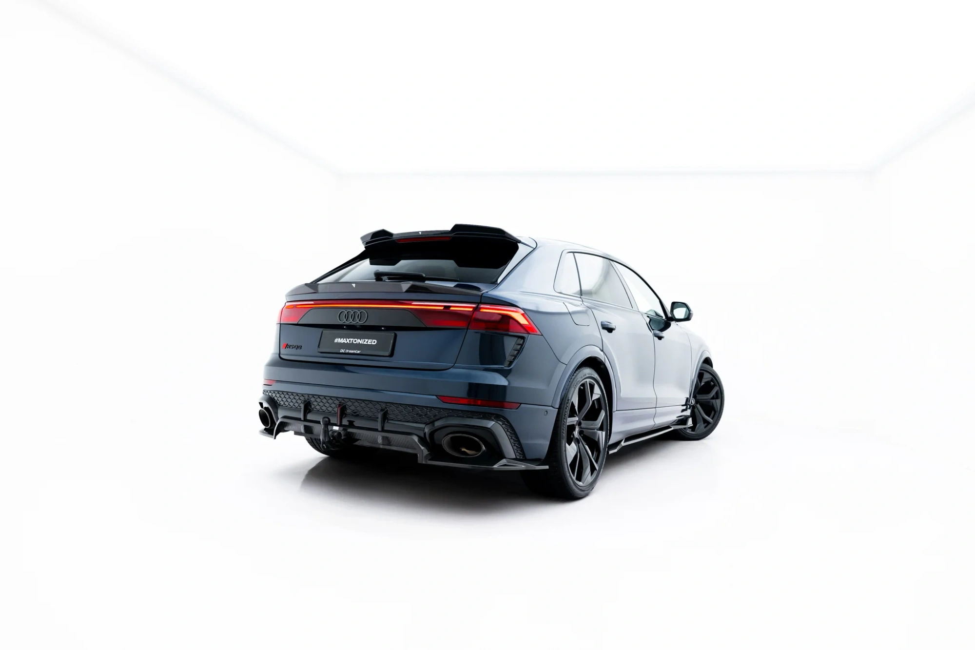 Diffuser passend voor Audi RSQ8 Mk1 Facelift – Maxton Prepreg Carbon Fiber Rear Splitter