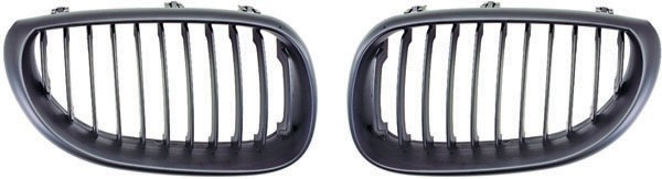 Grill Nieren passend voor BMW E60/E61 03-07 Zwart