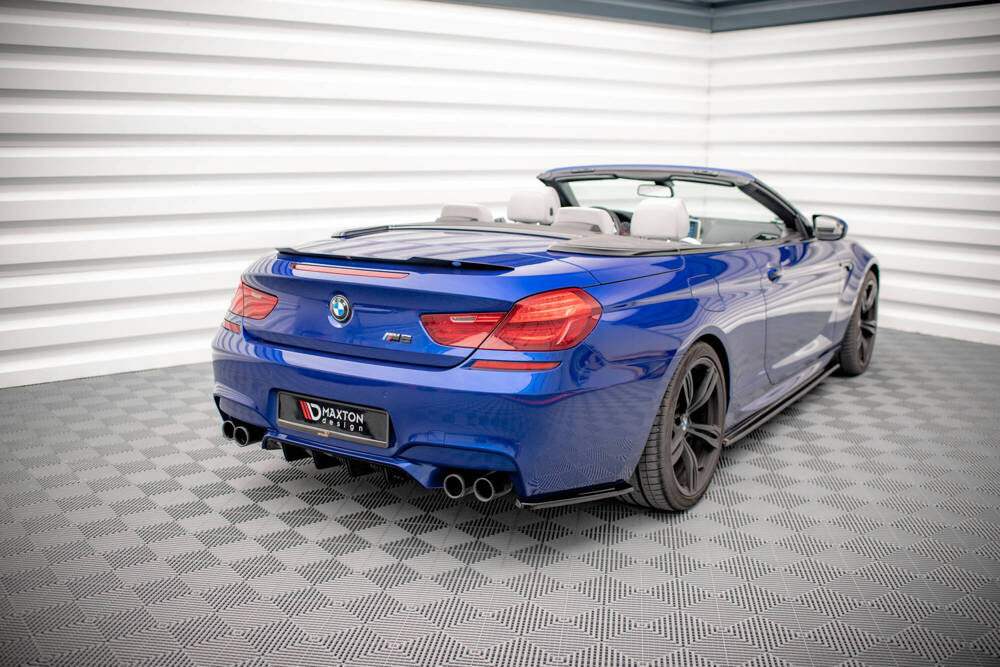 Diffuser passend voor BMW M6 Cabrio Maxton Glans Zwart