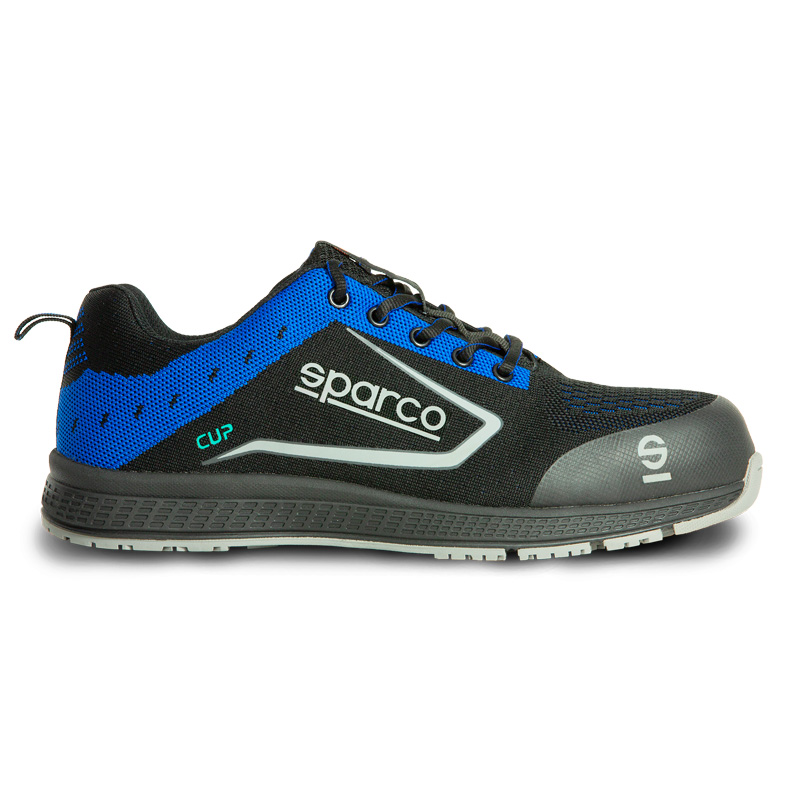 Sparco Lichtgewicht Werkschoenen Cup S1P Ricard Zwart/Blauw Maat 46