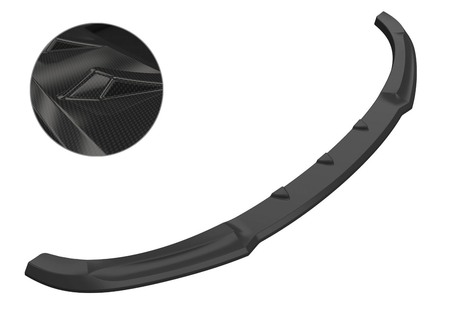 Voorspoiler passend voor BMW 1er F20/F21 LCI CSR Carbon Look