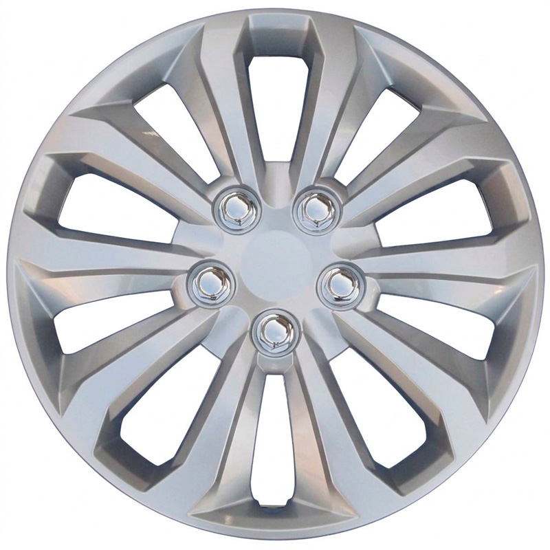 4-Delige Premium Wieldoppenset - Arizona 14-inch - Zilver