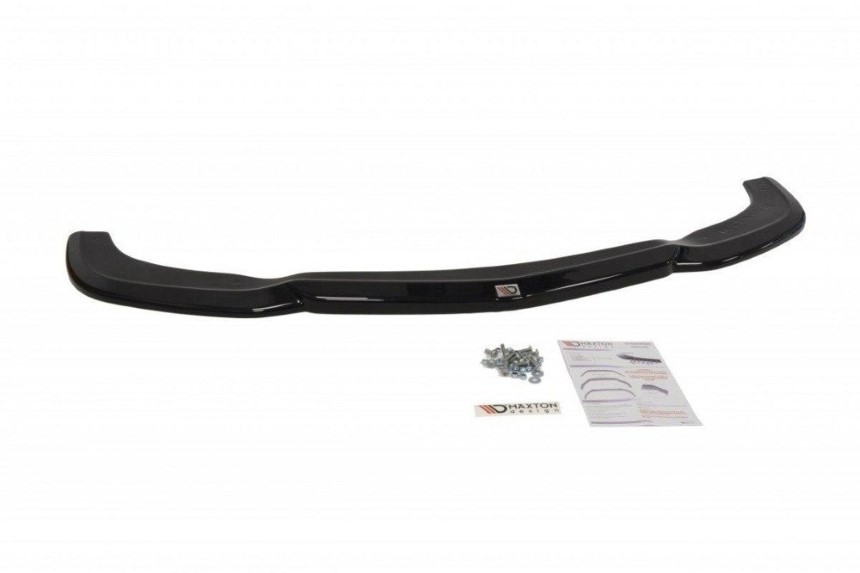 Voorspoiler passend voor Mercedes C-klasse W204 Maxton Design glans zwart