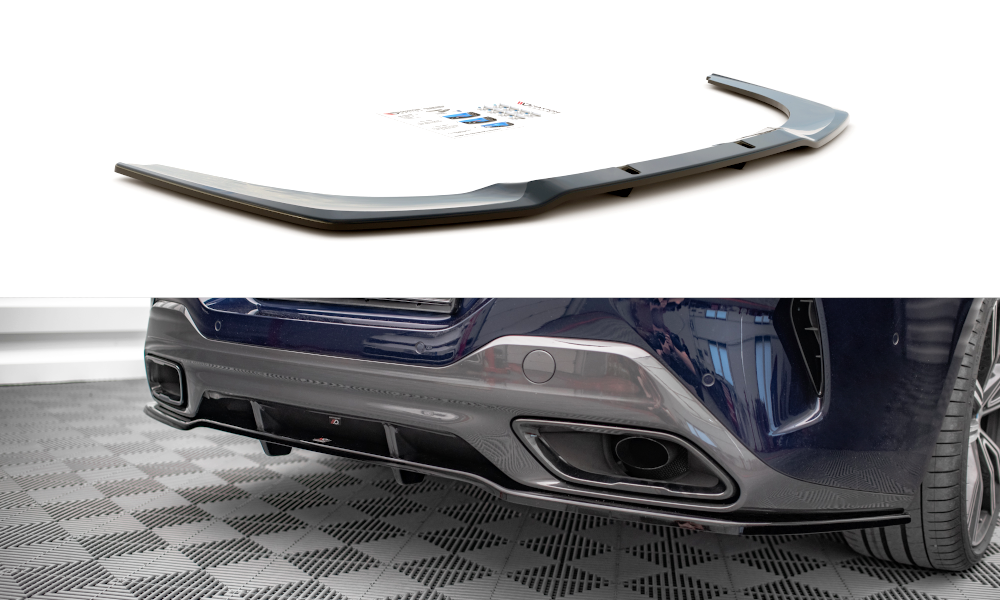 Diffuser passend voor BMW M850i Gran Coupe G16 Maxton Glans Zwart