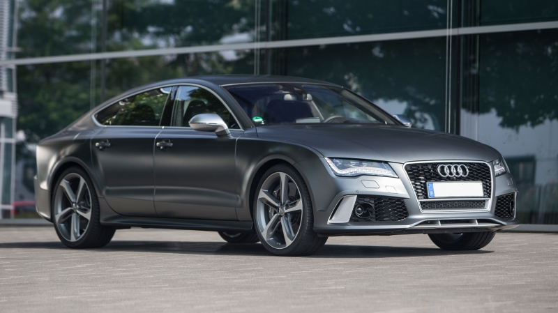 Voorbumper passend voor Audi A7 RS7 10-14 Look incl. grillen