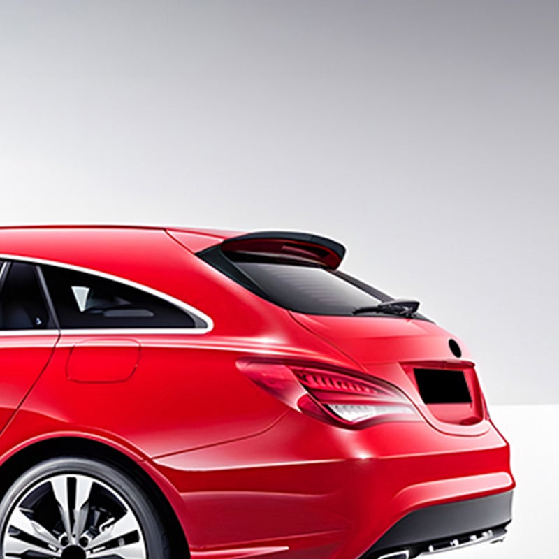 Dakspoiler (Spoiler Cap)  Mercedes CLA X117 Shooting Brake 2015-2019 (ABS Glanzend zwart)